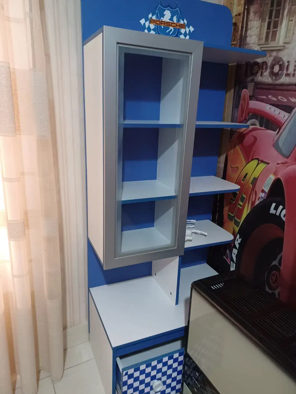 کمد لباس و ویترین و‌کتابخانه|جاکفشی، کمد، دراور|محمدیه-قزوین, |دیوار