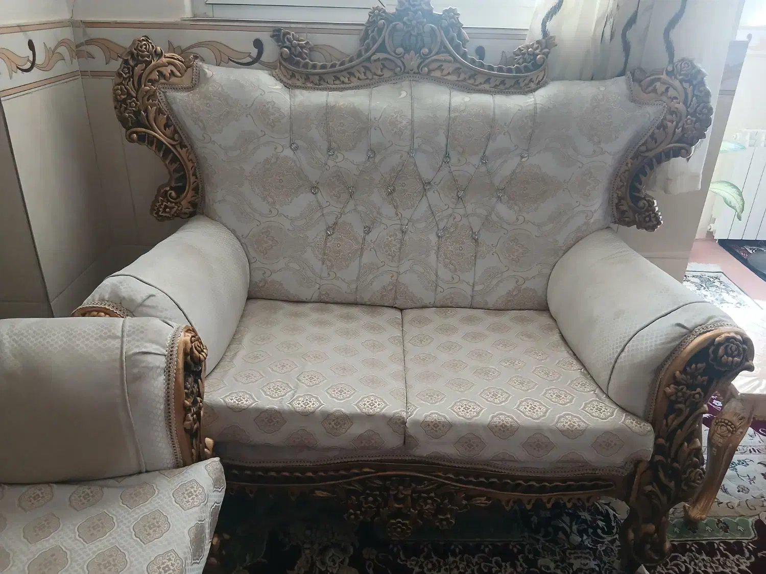 مبل سلطنتی|مبلمان خانگی و میز عسلی|زنجان, |دیوار