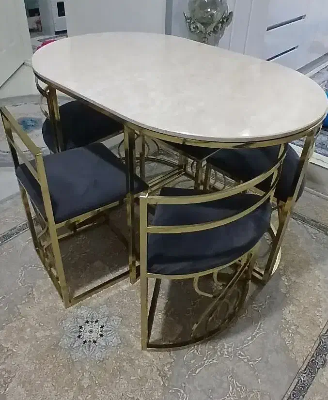 میز غذا خوری شش نفره|میز و صندلی غذاخوری|ماکو, |دیوار