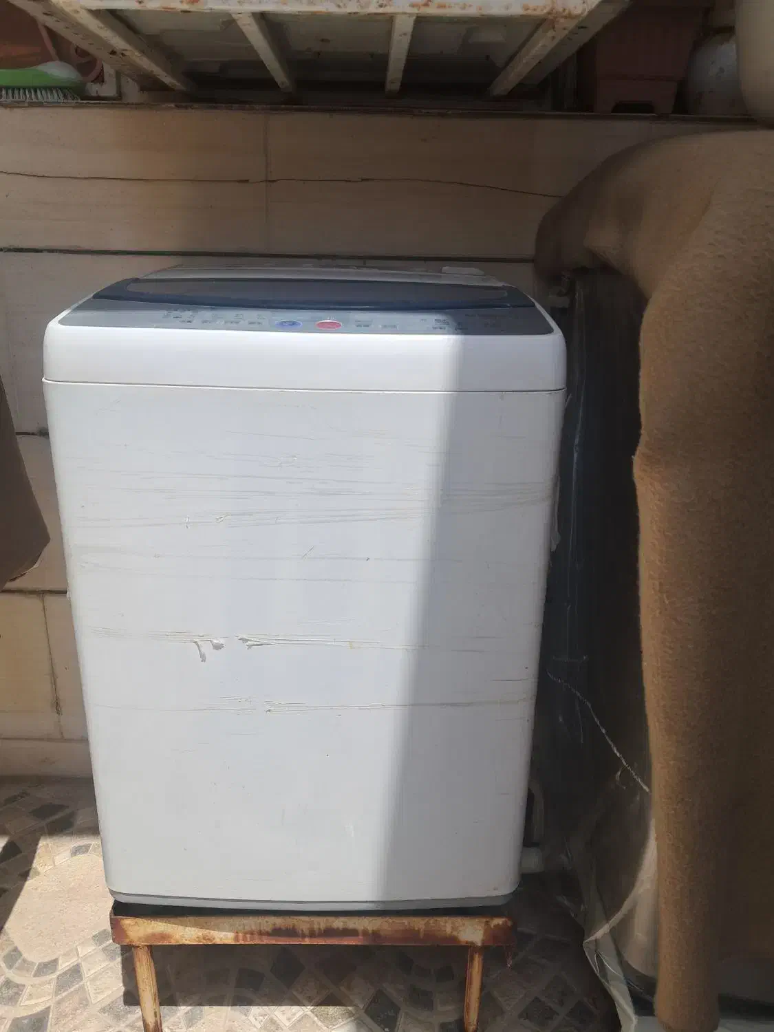 فروش لباسشویی شارپ نیازمند تعمیر|ماشین لباسشویی و خشک‌کن لباس|امیدیه, |دیوار