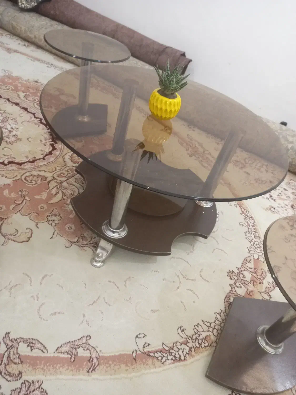 میز عسلی 4 تیکه. بسیار سالم|مبلمان خانگی و میز عسلی|گنبد کاووس, |دیوار