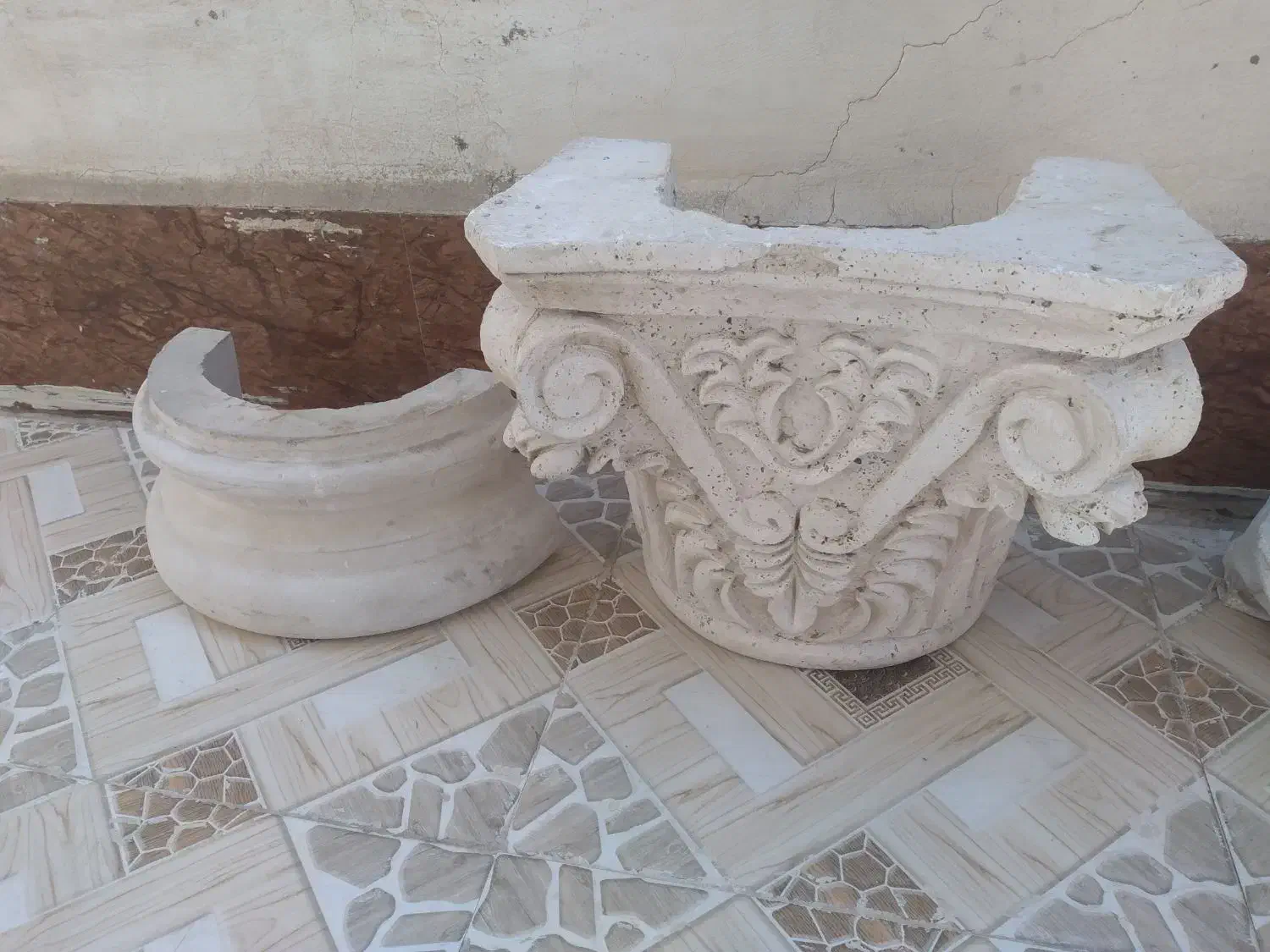 تخته و سر ستون و پایه ستون|مصالح و تجهیزات ساختمان|خرمشهر, |دیوار