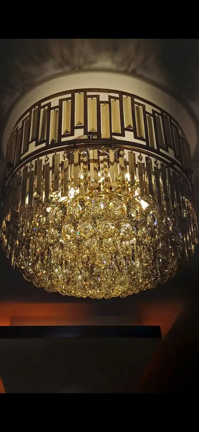 لوستر کریستالی|لوستر و چراغ آویز|خمینی‌شهر, |دیوار