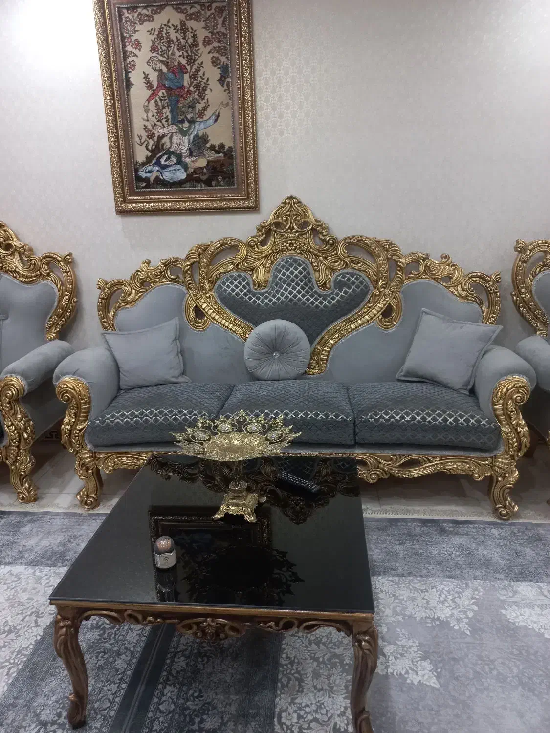 مبل ۷نفر بدون جلو مبلی ۴۰ملیون تومن|مبلمان خانگی و میز عسلی|شهریار, شهرک وائین|دیوار