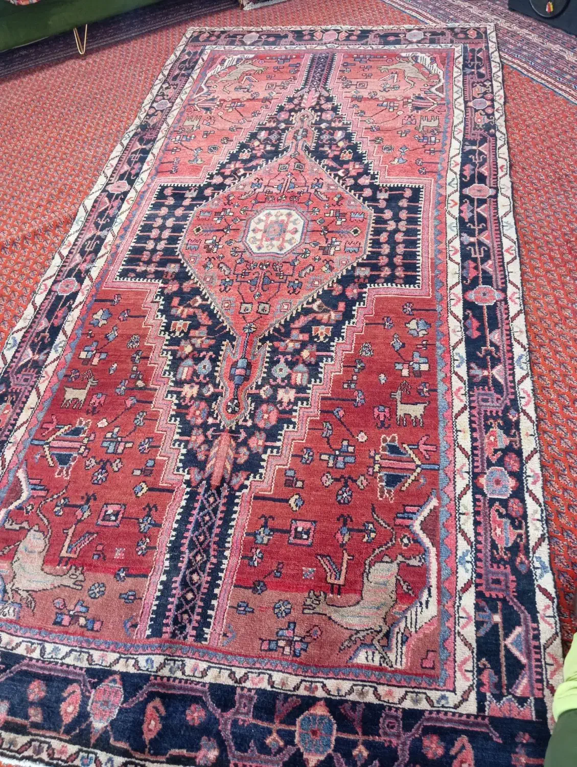 کارای جدید دستبافت عشایری رنگ گیاهی باقیمت مناسب|فرش|کرج, شهرک سهرابیه|دیوار