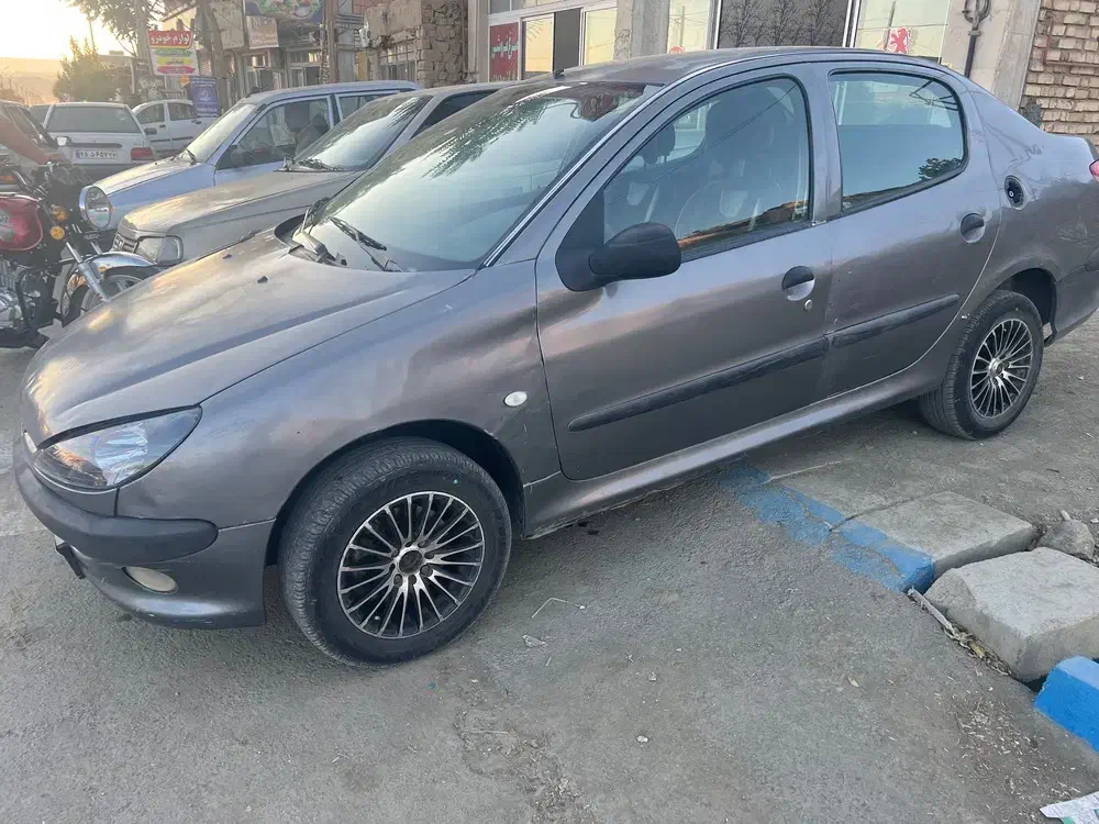 فروش فوری پژو206 پژوپارس سفید مدل 86 بشرط|خودرو سواری و وانت|بجنورد, |دیوار