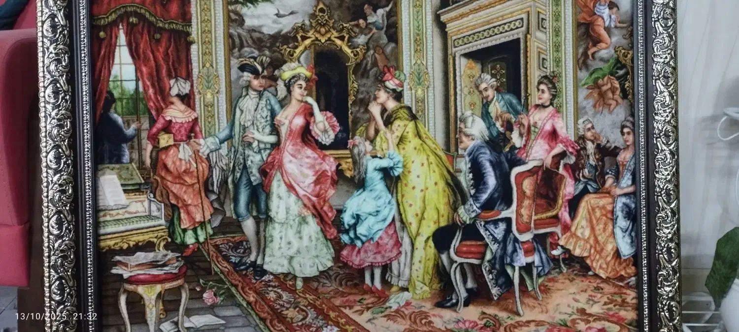 تابلو فرش چاپی|تابلو فرش|اصفهان, قلعه طبره|دیوار