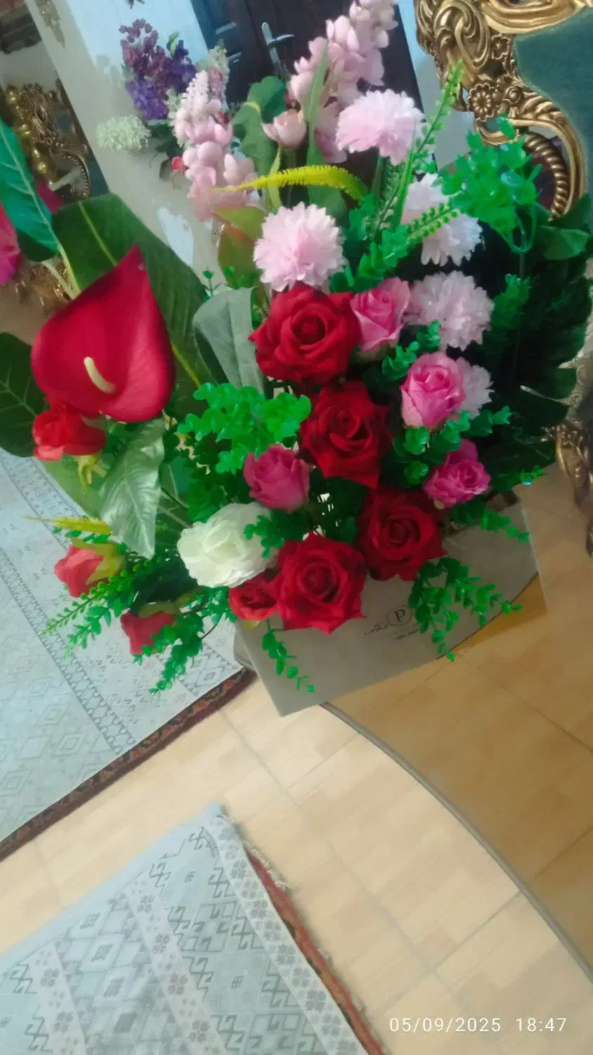 بک عددکل معصنوعی|گل مصنوعی|تبریز, |دیوار