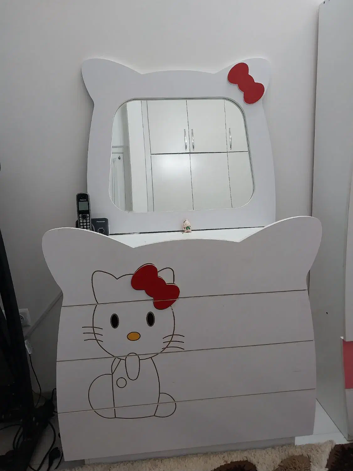 کمد و دراور کودک کیتی|تخت و صندلی بچه|نیشابور, مسکن مهر نور|دیوار