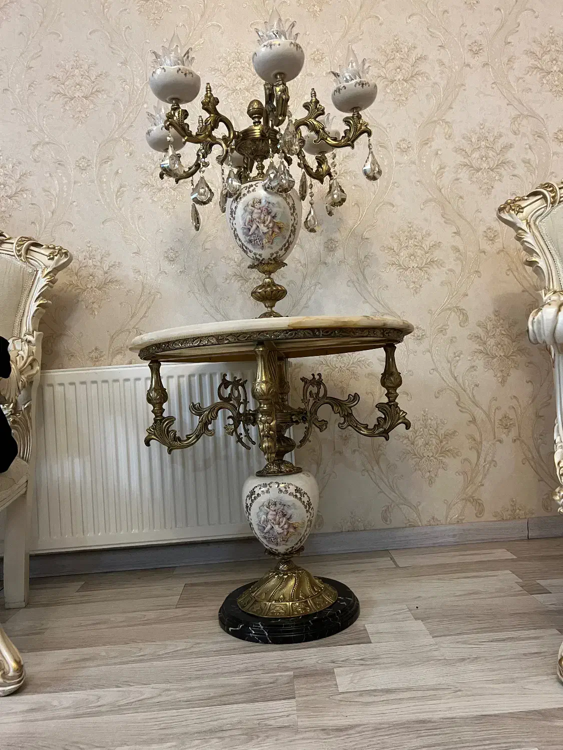 میز وآبژور رومیزی|چراغ خواب و آباژور|تبریز, |دیوار