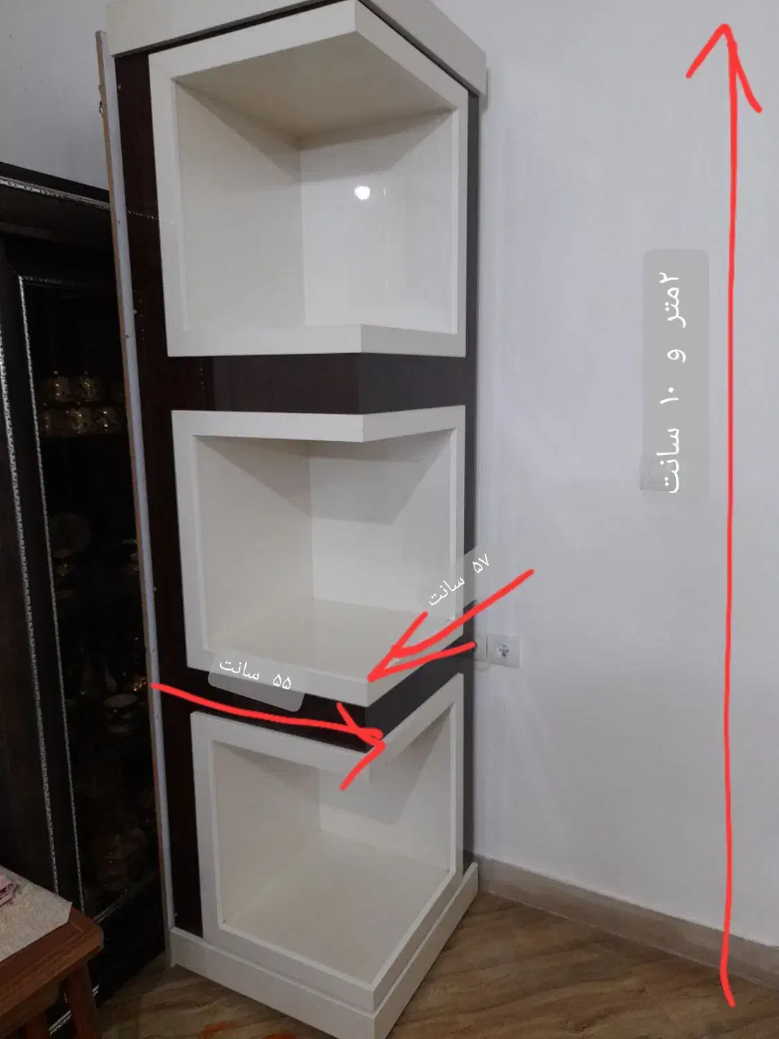 ویترین، نما، دکور|بوفه، ویترین، کنسول|محمدیه-قزوین, |دیوار