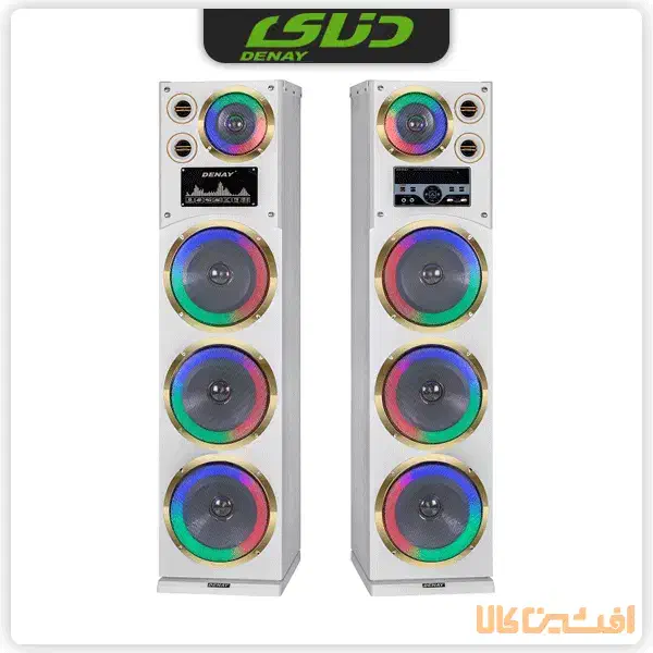 اسپیکر دوتیکه دنای رنگ سفید|سیستم صوتی خانگی|کرمان, |دیوار