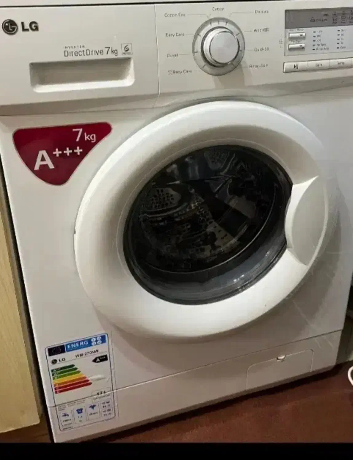 لباس شویی الجی ۷کیلویی|ماشین لباسشویی و خشککن لباس|کیش, |دیوار