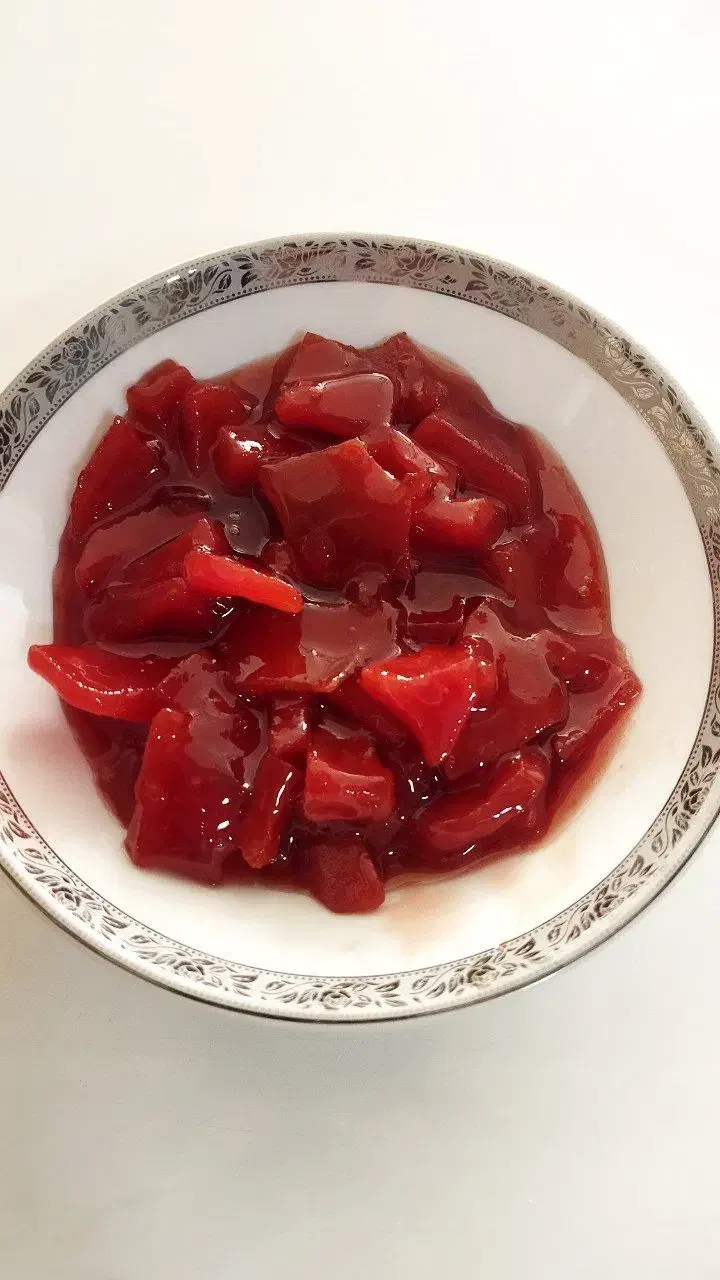 مربا به خانگی پر ملات و خوش رنگ و لعاب|خوردنی و آشامیدنی|بسطام, |دیوار