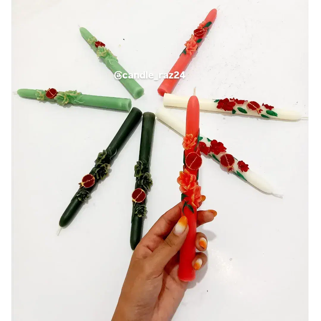 شمع قلمی یلدا|صنایع دستی و سایر لوازم تزئینی|قائن, |دیوار