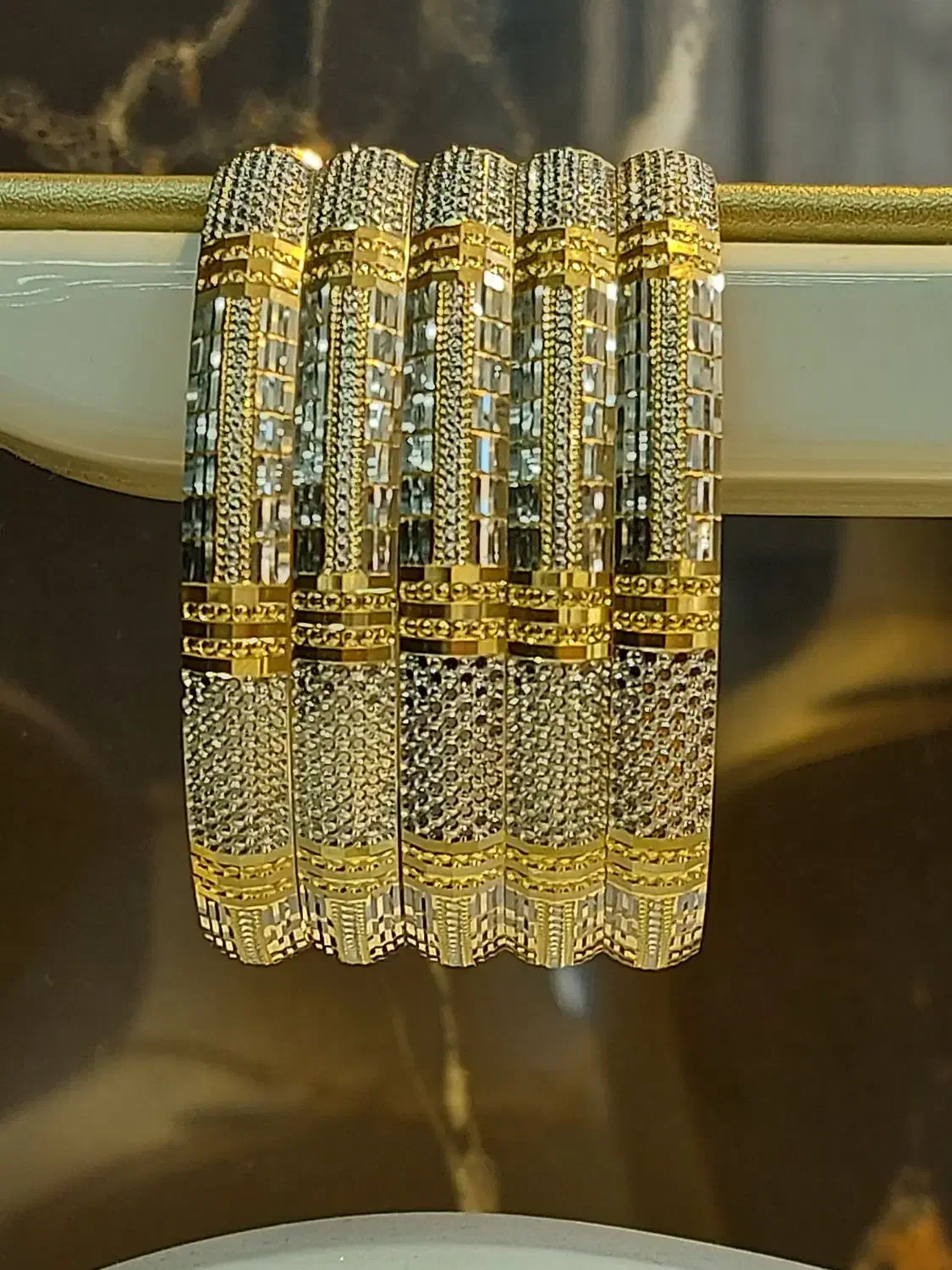 طلا النگو فلاور کد ۵۰۸۰|جواهرات|قم, ولیعصر|دیوار