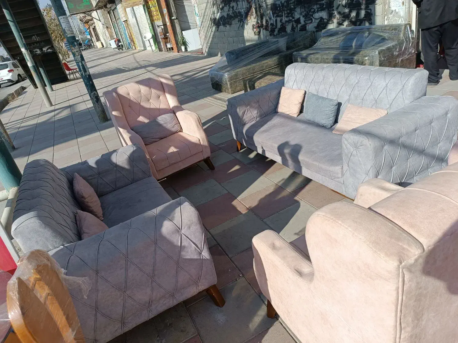 مبل راحتی 7 نفره|مبلمان خانگی و میز عسلی|رباط‌کریم, الارد|دیوار