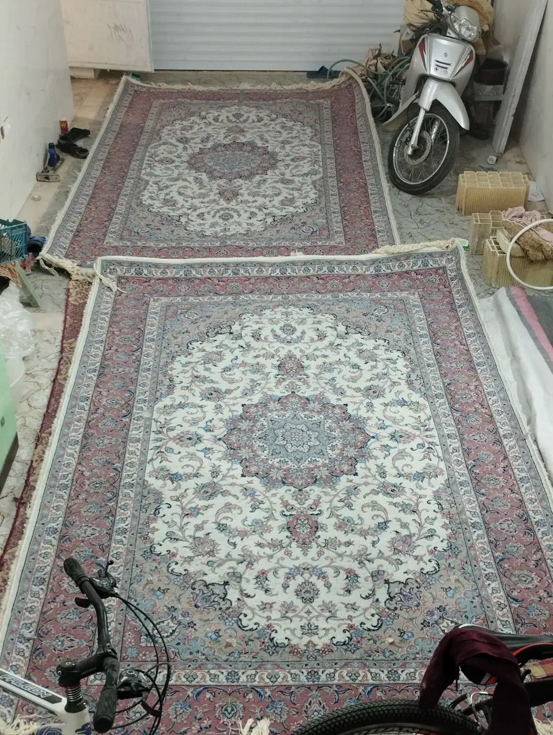 قالی دستبافت|فرش|اشکذر, |دیوار