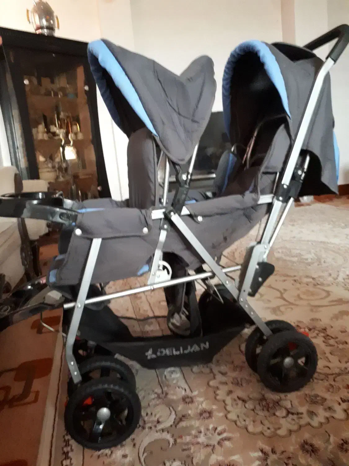 کالسکه دوقلو دلیجان اصل نو|کالسکه و لوازم جانبی|میاندوآب, |دیوار