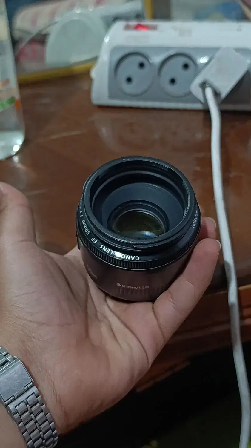 لنز کانون canon 50mm 1.8|دوربین عکاسی و فیلمبرداری|ارومیه, |دیوار