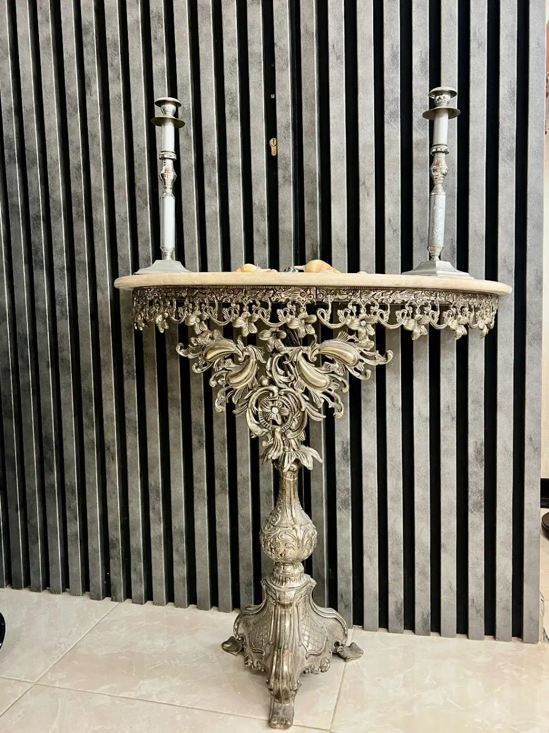 میز آینه استیل|بوفه، ویترین، کنسول|محمودآباد, |دیوار