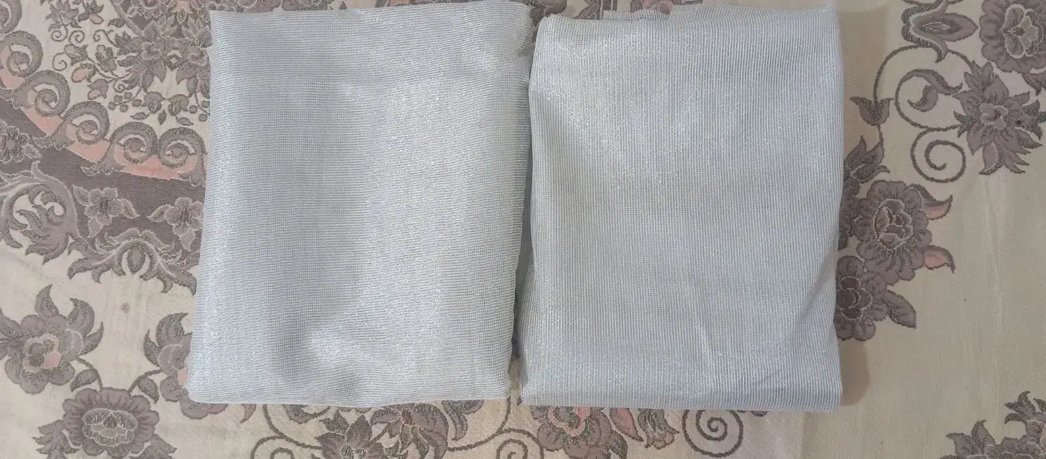 پرده لمه دار توری هفت رنگ|پرده، رانر، رومیزی|نسیمشهر, |دیوار