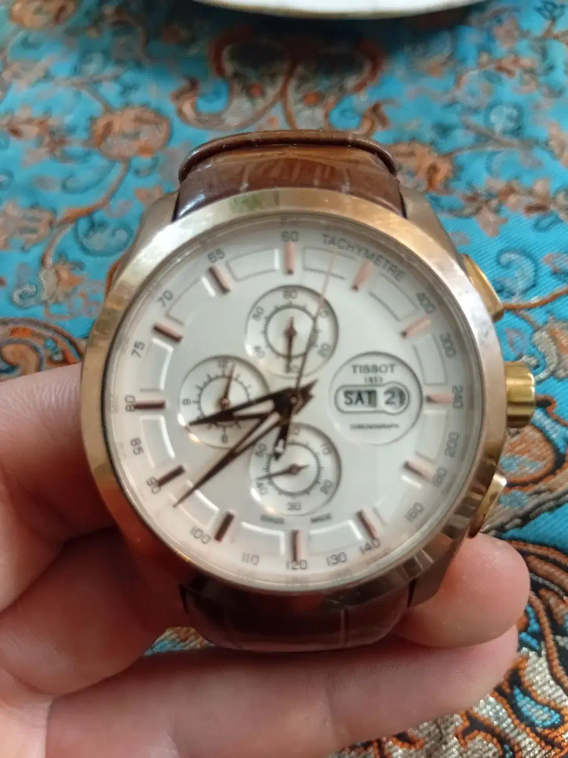 ساعت مچی تیسوت مدل ۱۸۵۳ چهار موتور|ساعت|ملایر, |دیوار