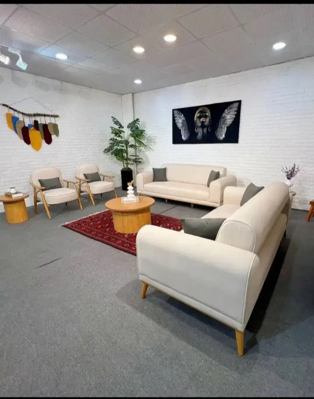 مبل *دسته راش* پلاس|مبلمان خانگی و میز عسلی|کرج, مصباح|دیوار