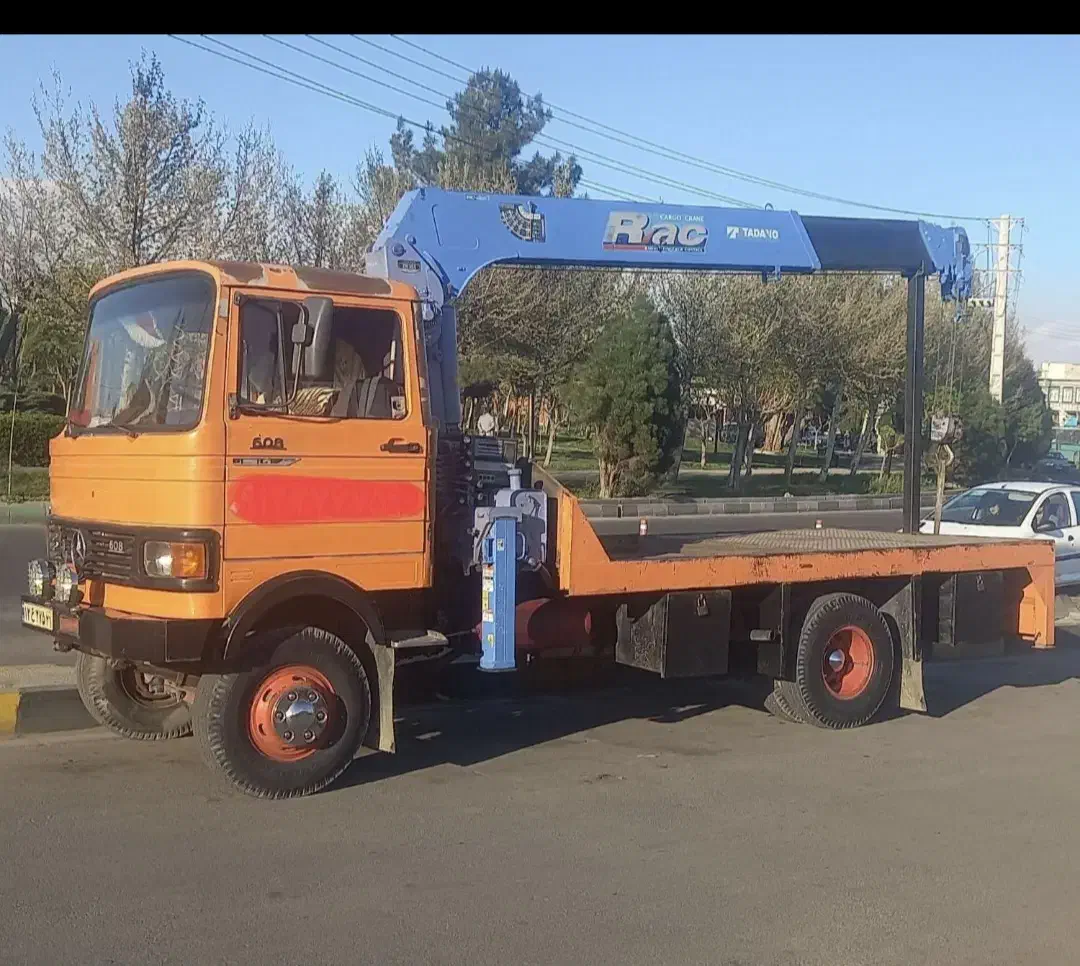 جرثقیل خاور 3تن نیسان 2تن کفی دار شبانه روزی|خدمات حمل و نقل|شیراز, قالیشویی|دیوار