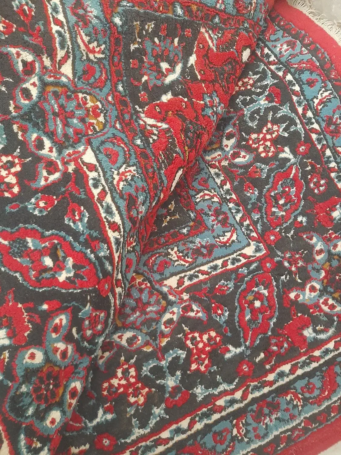 گلیم فرش ۱۲متری با قالی ۹متری سالم|فرش|کازرون, |دیوار