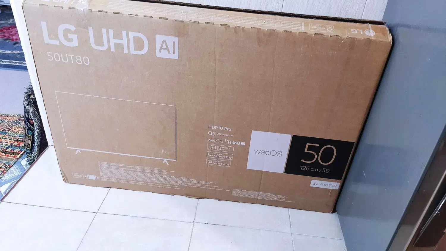 کارتن ال ای دی نو نو۵۰ اینج|تلویزیون و پروژکتور|رودان, |دیوار