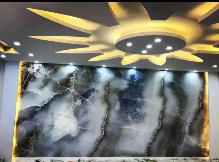 نصاب و نصب کاغذ دیواری ماربل شیت ترموال|خدمات پیشه و مهارت|خرمآباد, |دیوار