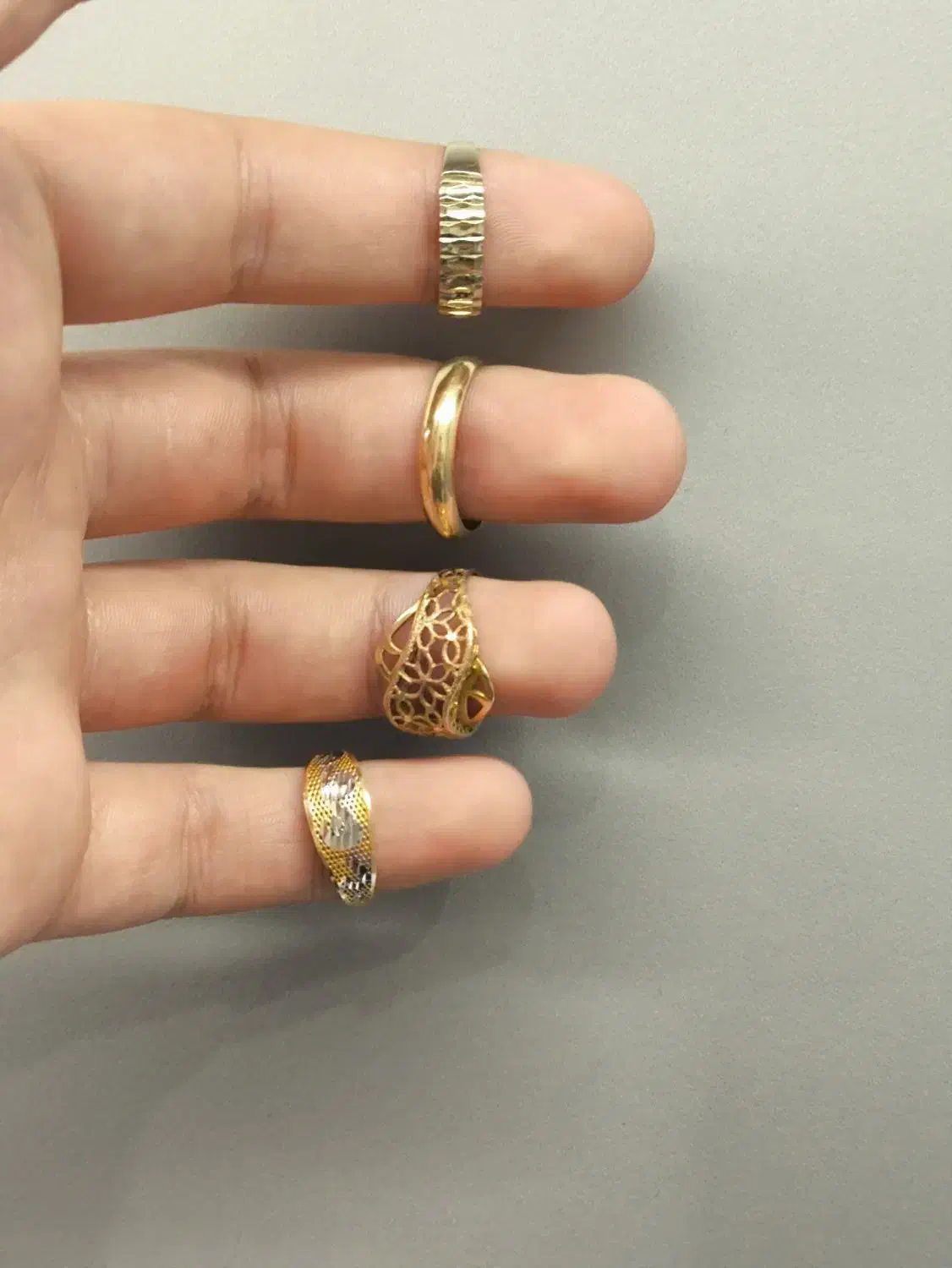 انواع نمونه های مختلف انگشتر مستعمل در حد نو|جواهرات|مشهد, انقلاب|دیوار