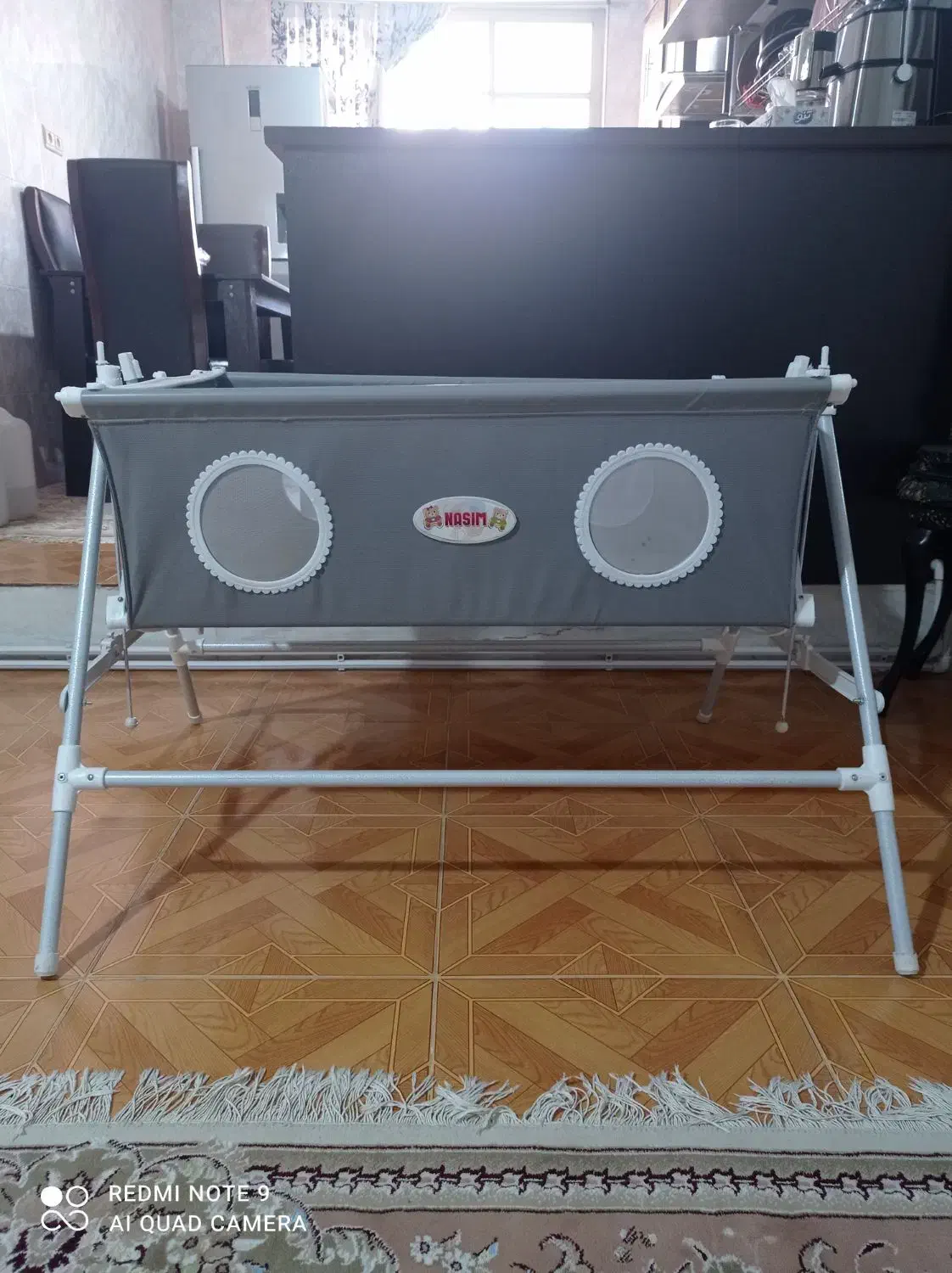 گهواره نوزاد فقط یک روز استفاده شده|تخت و صندلی بچه|ساوه, |دیوار