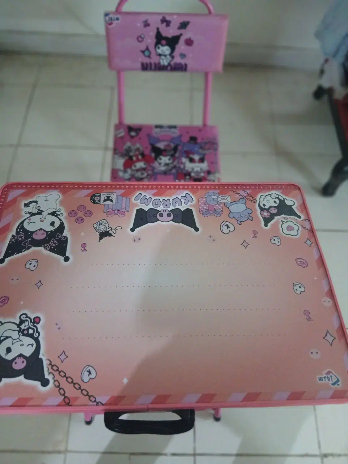 صندلی ومیزتحریرام دی اف طرح کرومی نو|میز تحریر و کامپیوتر|خرمآباد, |دیوار