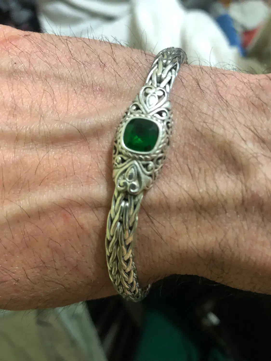 دستبند نقره تایلندی مردانه|جواهرات|سنندج, |دیوار