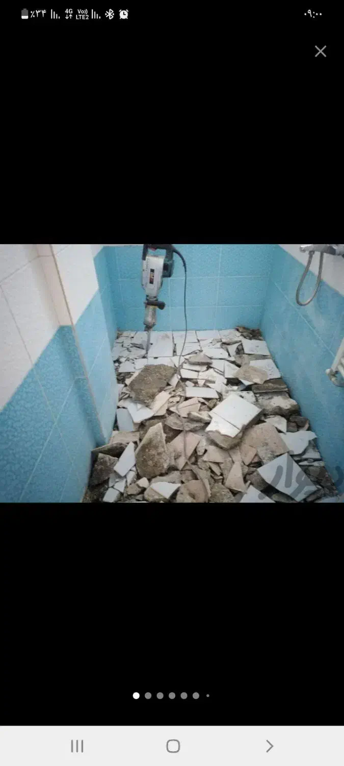 تخریب وحفاری باپیکور  وخدمات عمرانی ساختمان|خدمات پیشه و مهارت|سمنان, |دیوار