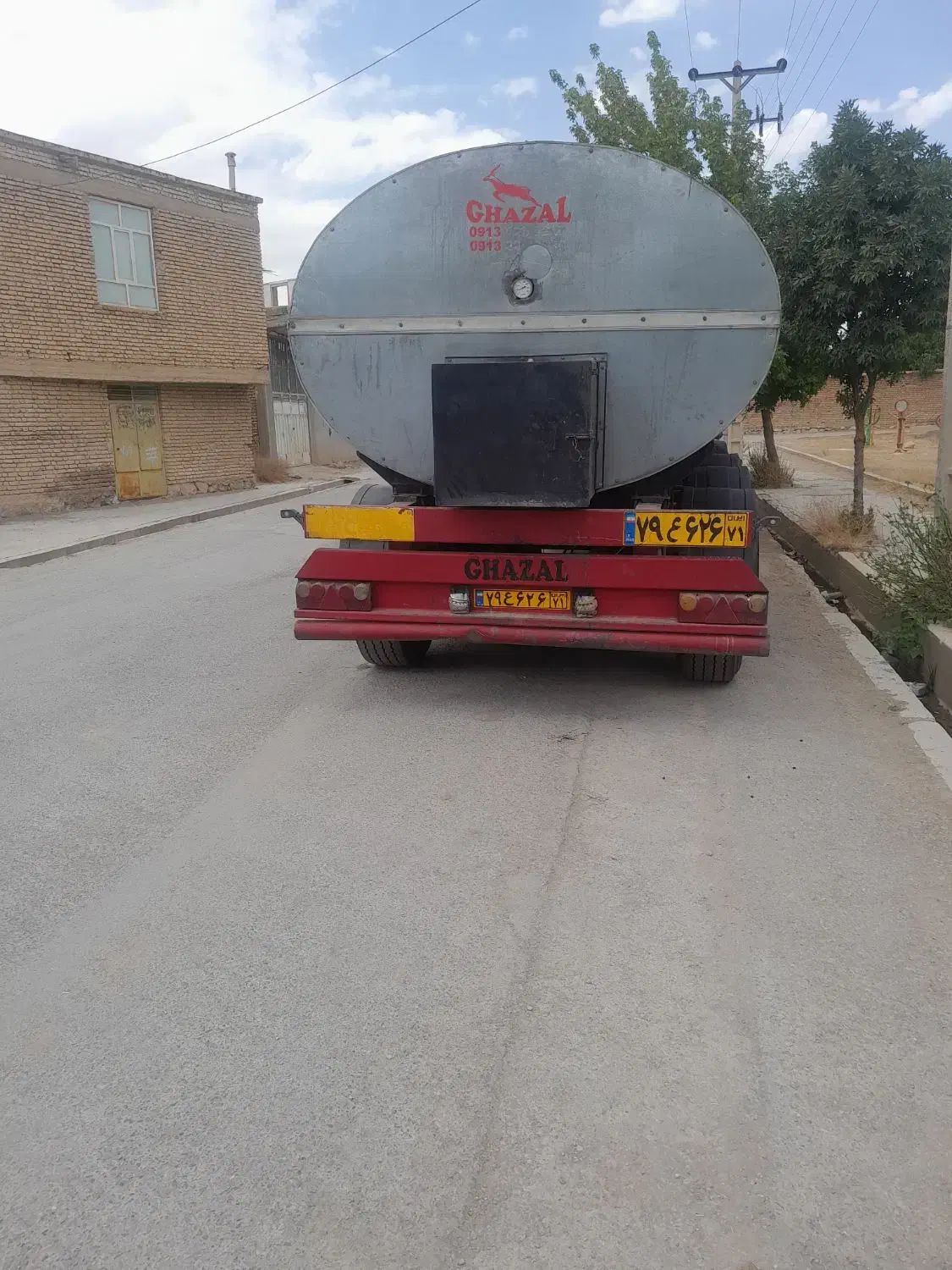 تانک قیر سه محور|خودرو سنگین|لاران, |دیوار