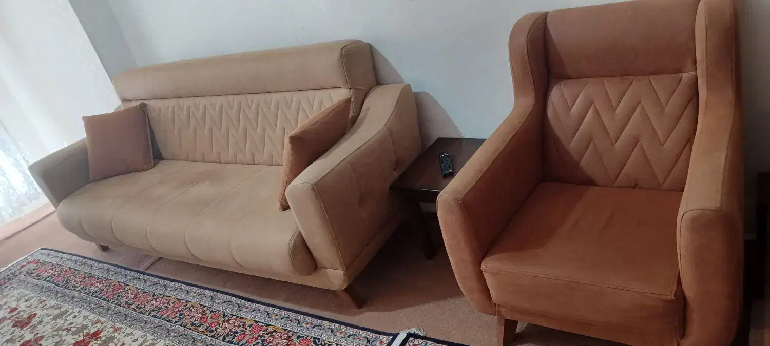 مبل۸ نفره راحتی تخت خواب شو|مبلمان خانگی و میز عسلی|سنندج, |دیوار