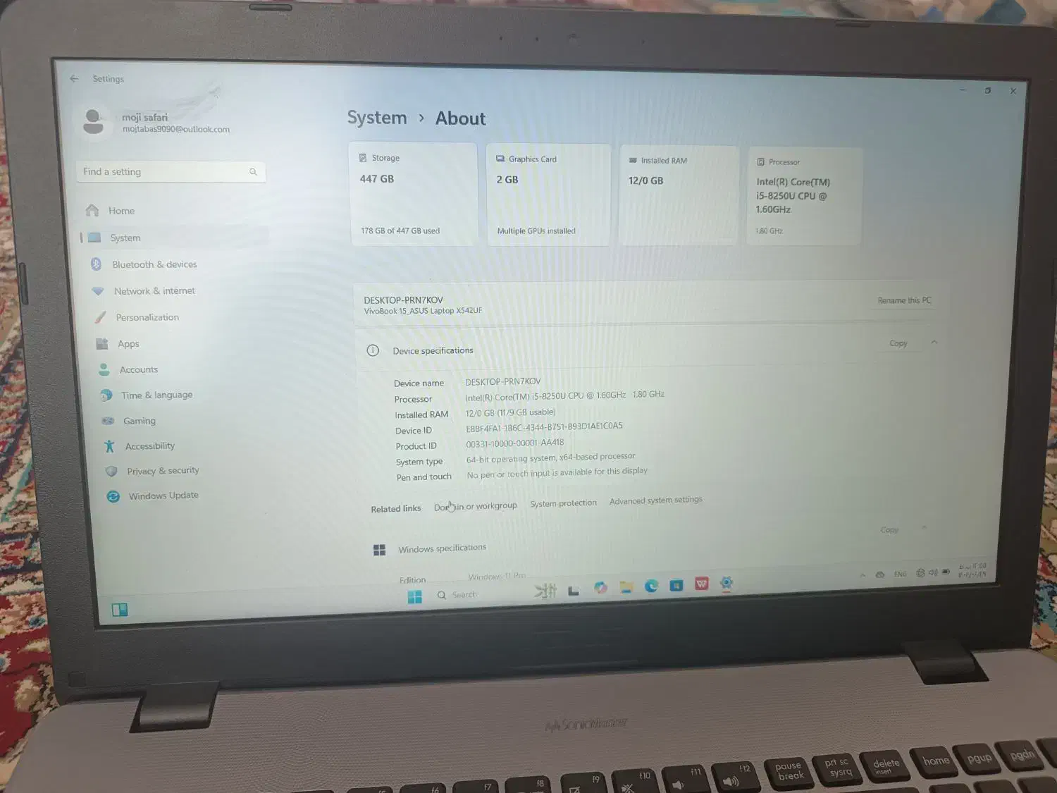 لپ تاپ ایسوس|رایانه همراه|تیران, |دیوار