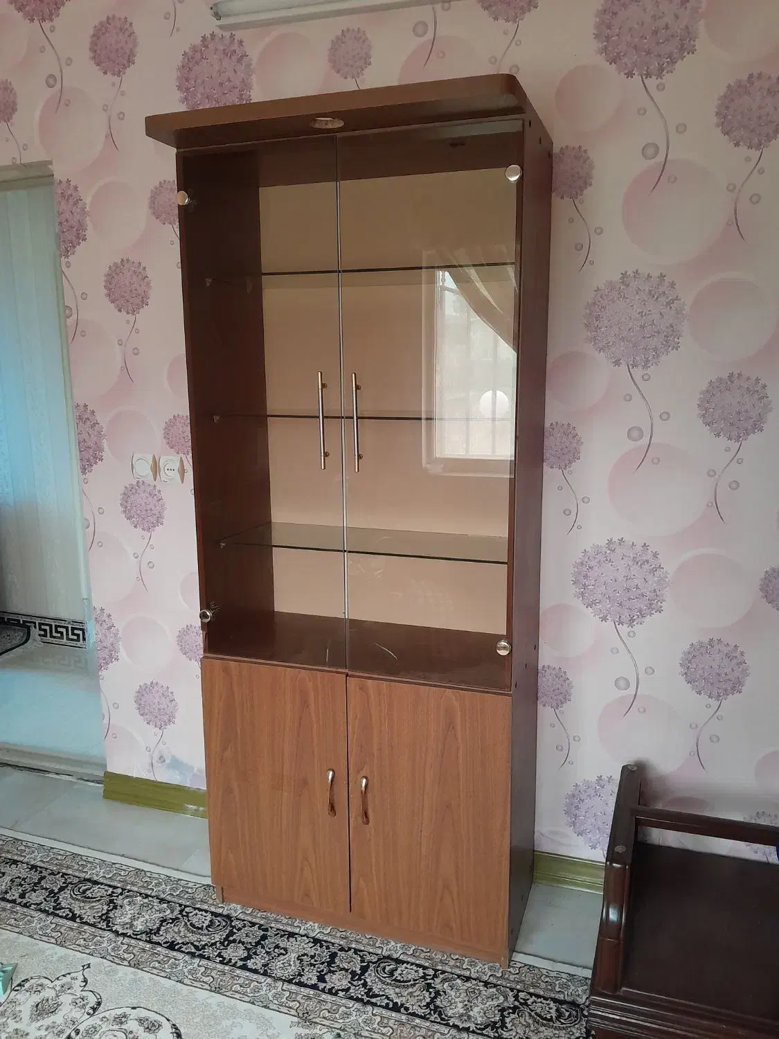 کمد ویترین دار|بوفه، ویترین، کنسول|آمل, |دیوار