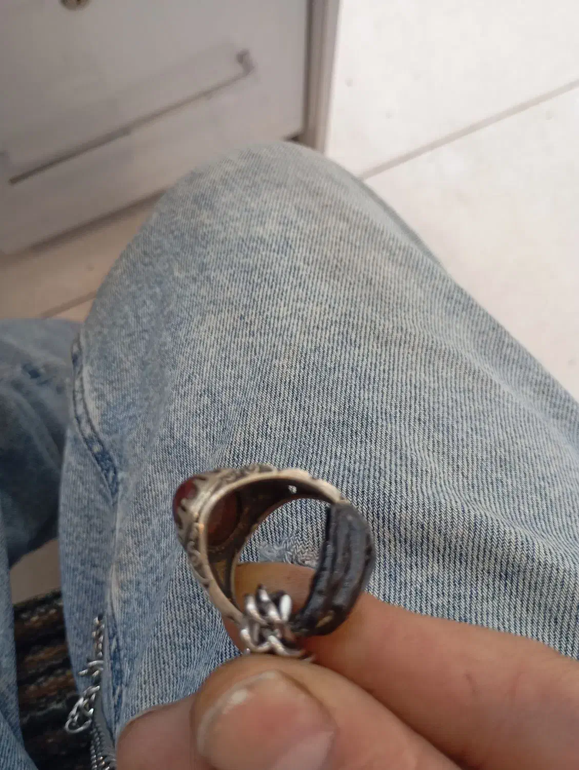 انگشتر نقره ۹۲۵|جواهرات|قم, چهل درخت|دیوار