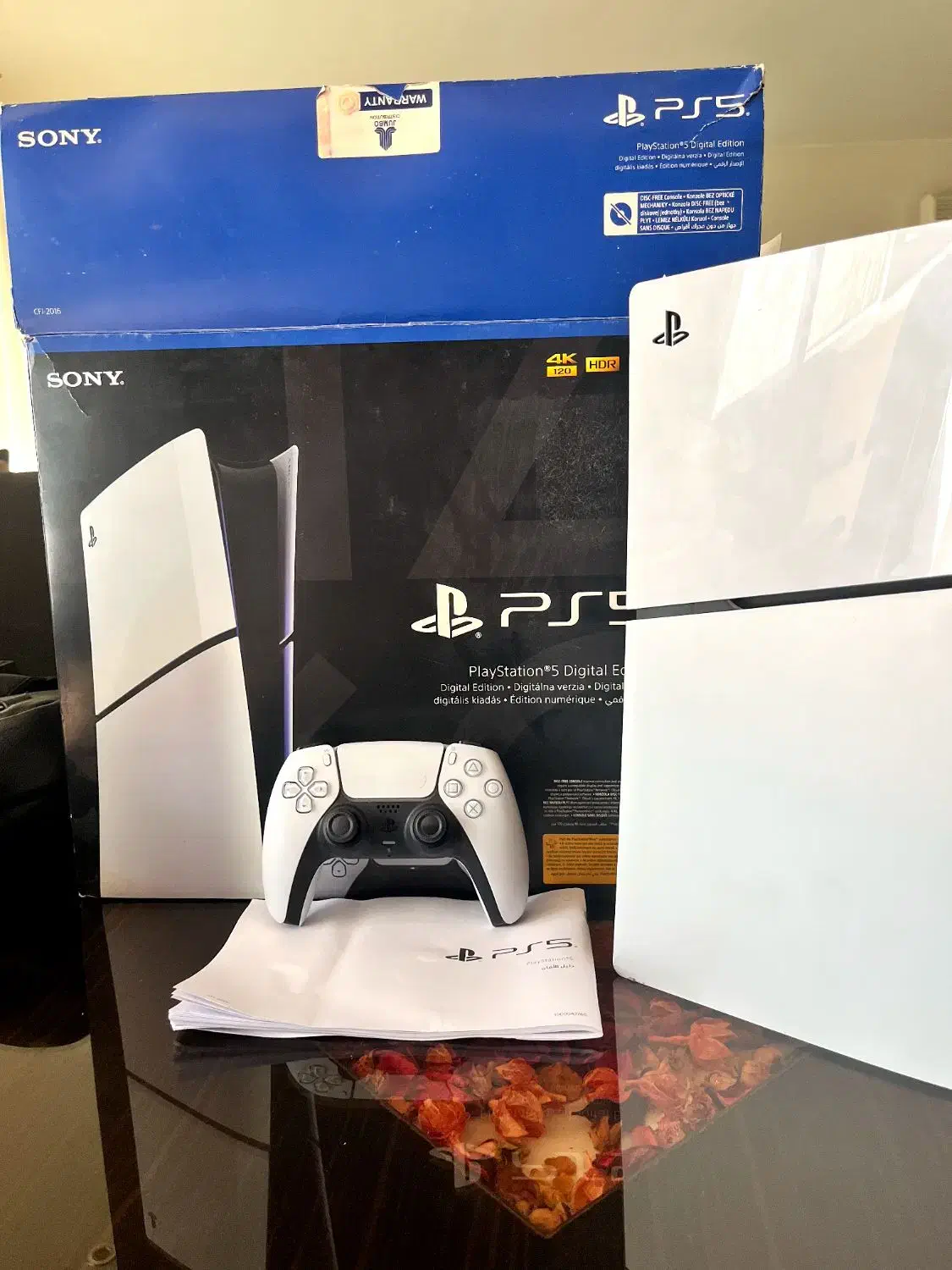 ps5 slim پلی استیشن ۵  اسلیم خانگی نو تمیز|کنسول، بازی ویدئویی و آنلاین|کرمانشاه, |دیوار