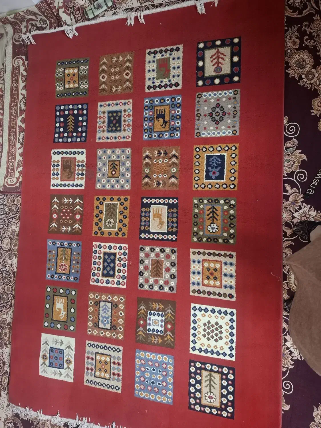 فرش در حد نو، زیبا و شیک|فرش|ملایر, |دیوار