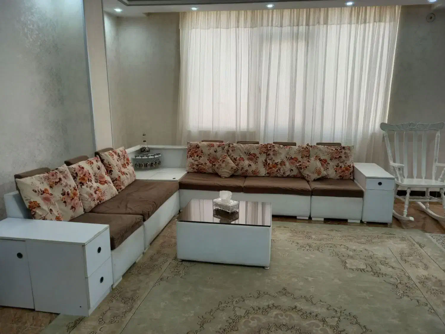 مبلمان ال ۷ نفره باکس دار|مبلمان خانگی و میز عسلی|کرمانشاه, |دیوار