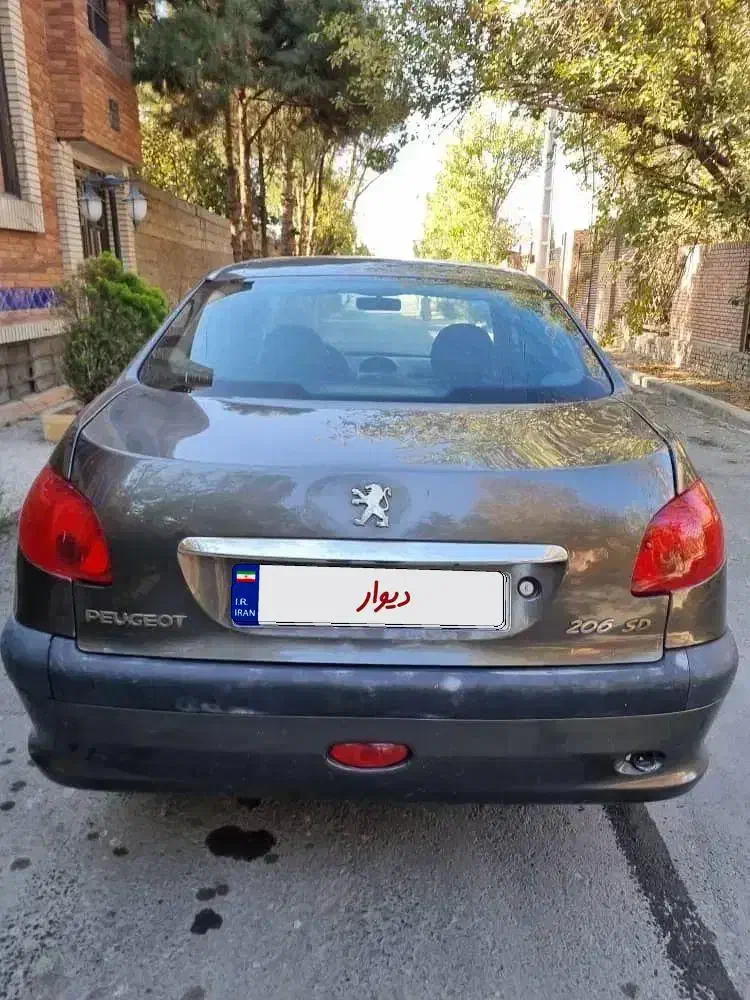 206 صندوق دار v8 مدل ۸۶|خودرو سواری و وانت|اندیشه, اندیشه فاز ۳|دیوار