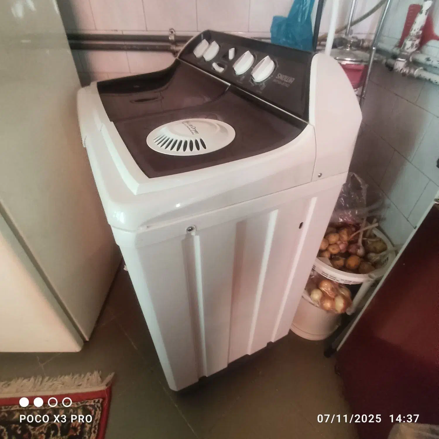 کهنه شور اسنوا در حد نو|ماشین لباسشویی و خشککن لباس|کرمانشاه, |دیوار