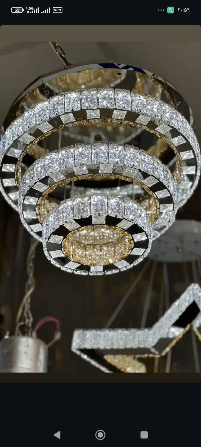 تولیدی و فروشگاه لوستر کهکشانی کریستالی|لوستر و چراغ آویز|رباط‌کریم, نصیرشهر|دیوار