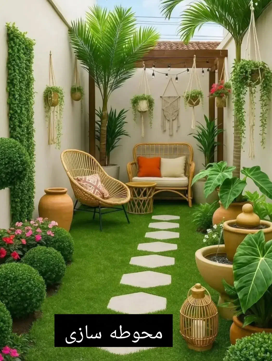 محوطه سازی و اجرای روف گاردن|خدمات پیشه و مهارت|گرگان, |دیوار