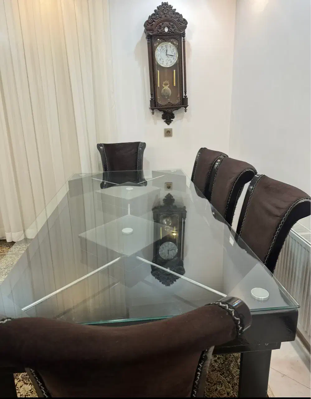 میز ناهار خوری ۸ نفره|میز و صندلی غذاخوری|مینودشت, |دیوار